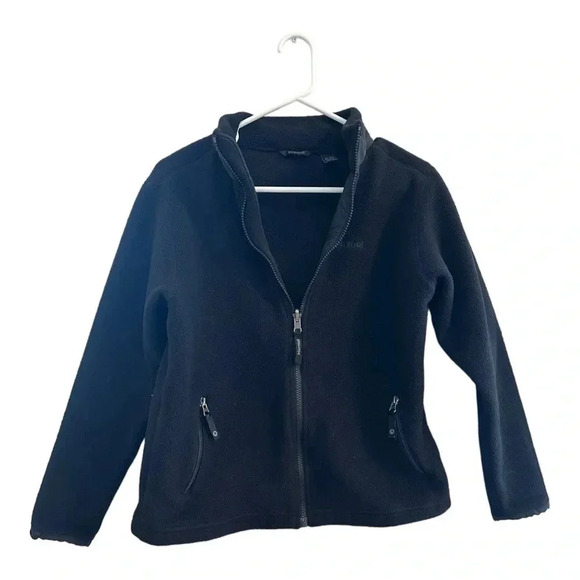 Kids Marmot Black Fleece Zip Up Jacket // unisex XL - Picture 1 of 6